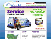 Tablet Screenshot of drycarpet.com